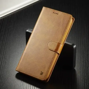 Kup Etui Bizon Case Wallet do Apple iPhone 14 Pro jasnobrązowe - BIZ230 - {ean13} - Sklep Home Screen