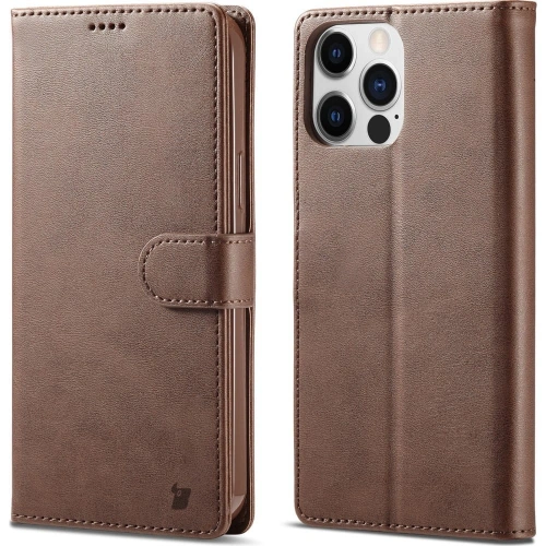 Kup Bizon Case Wallet Apple iPhone 14 Pro dunkelbraun - BIZ231 - {ean13} - Sklep Home Screen