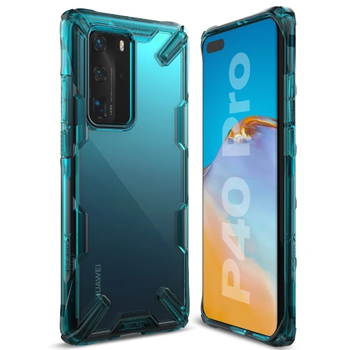 Kup Etui Ringke Fusion-X Huawei P40 Pro Turquoise Green - RGK1146GRN - {ean13} - Sklep Home Screen
