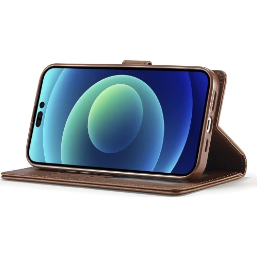 Kup Etui Bizon Case Wallet do Apple iPhone 14 Pro tmavě hnědé - BIZ231 - {ean13} - Sklep Home Screen
