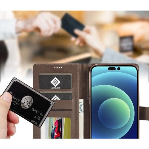 Kup Bizon Case Wallet Apple iPhone 14 Pro dunkelbraun - BIZ231 - {ean13} - Sklep Home Screen