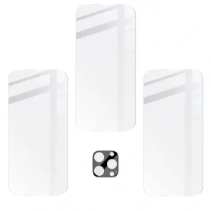 Kup 3x Szkło na ekran + szkło na aparat BIZON do Apple iPhone 14 Pro - BIZ232 - {ean13} - Sklep Home Screen