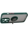 Kup Etui z uchwytem na palec Bizon Case Hybrid Ring do Apple iPhone 14 Pro kouřové s tmavozeleným rámem - BIZ233 - {ean13} - Sklep Home Screen