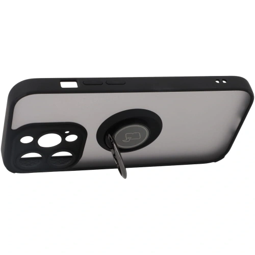 Kup Bizon Case Hybrid Gyűrű Apple iPhone 14 Pro füstös fekete kerettel - BIZ234 - {ean13} - Sklep Home Screen