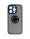 Kup Bizon Case Hybrid Ring Apple iPhone 14 Pro fumuriu cu un cadru albastru închis - BIZ235 - {ean13} - Sklep Home Screen