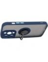 Kup Bizon Case Hybrid Ring Apple iPhone 14 Pro fumuriu cu un cadru albastru închis - BIZ235 - {ean13} - Sklep Home Screen