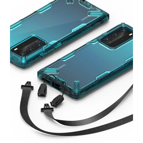 Kup Etui Ringke Fusion-X Huawei P40 Pro Turquoise Green - RGK1146GRN - {ean13} - Sklep Home Screen