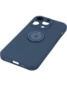 Kup Etui Bizon Case Silicone Ring Sq do Apple iPhone 14 Pro granatowe - BIZ236 - {ean13} - Sklep Home Screen