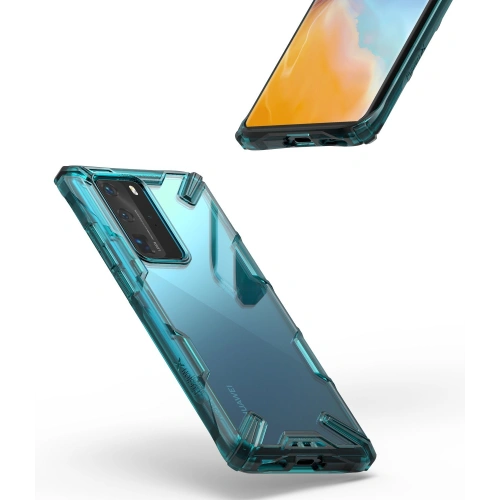 Kup Etui Ringke Fusion-X Huawei P40 Pro Turquoise Green - RGK1146GRN - {ean13} - Sklep Home Screen