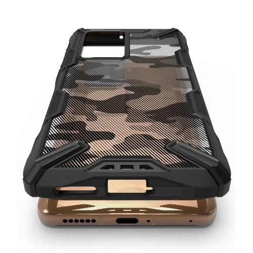 Kup Etui Ringke Fusion-X Huawei P40 Pro Camo (Moro) Black - RGK1147MOB - {ean13} - Sklep Home Screen