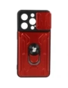 Kup Bizon Case Camshield Kártyahely Gyűrű Apple iPhone 14 Pro piros - BIZ240 - {ean13} - Sklep Home Screen
