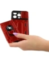 Kup Bizon Case Camshield Kartensteckplatz Ring Apple iPhone 14 Pro rot - BIZ240 - {ean13} - Sklep Home Screen