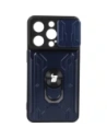 Kup Bizon Case Camshield Kartensteckplatz Ring Apple iPhone 14 Pro marineblau - BIZ241 - {ean13} - Sklep Home Screen