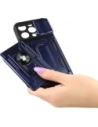 Kup Bizon Case Camshield Kartensteckplatz Ring Apple iPhone 14 Pro marineblau - BIZ241 - {ean13} - Sklep Home Screen