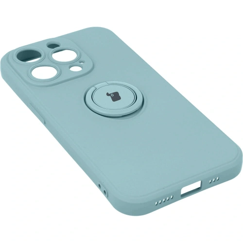 Kup Bizon Case Inel din Silicon Sq Apple iPhone 14 Pro turcoaz - BIZ242 - {ean13} - Sklep Home Screen