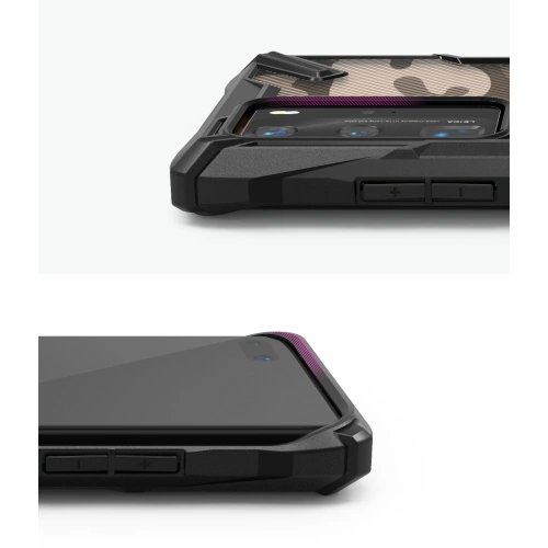 Kup Etui Ringke Fusion-X Huawei P40 Pro Camo (Moro) Black - RGK1147MOB - {ean13} - Sklep Home Screen