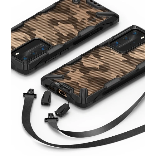 Kup Etui Ringke Fusion-X Huawei P40 Pro Camo (Moro) Fekete - RGK1147MOB - {ean13} - Sklep Home Screen