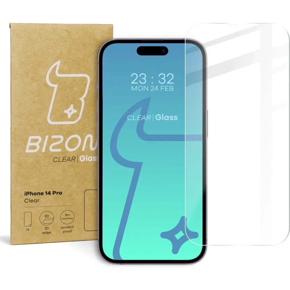 Szkło hartowane Bizon Glass Clear do Apple iPhone 14 Pro