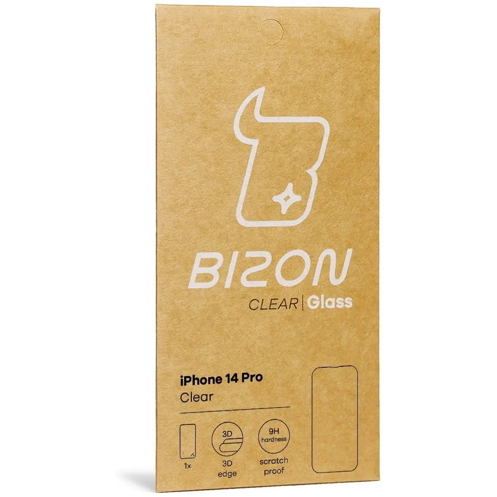 Szkło hartowane Bizon Glass Clear do Apple iPhone 14 Pro