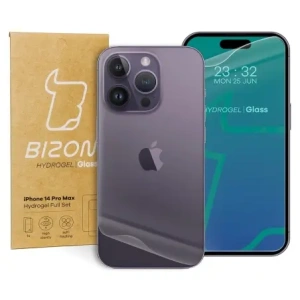 Kup Fólie hydrogelová na zadní a přední stranu Bizon Glass Hydrogel Apple iPhone 14 Pro Max - BIZ249 - {ean13} - Sklep Home Screen