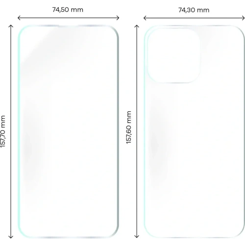 Kup Folia hydrożelowa na tył i przód Bizon Glass Hydrogel Apple iPhone 14 Pro Max - BIZ249 - {ean13} - Sklep Home Screen
