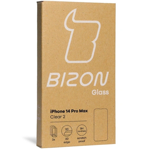 Kup 3x Szkło na ekran + szkło na aparat BIZON do Apple iPhone 14 Pro Max - BIZ253 - {ean13} - Sklep Home Screen