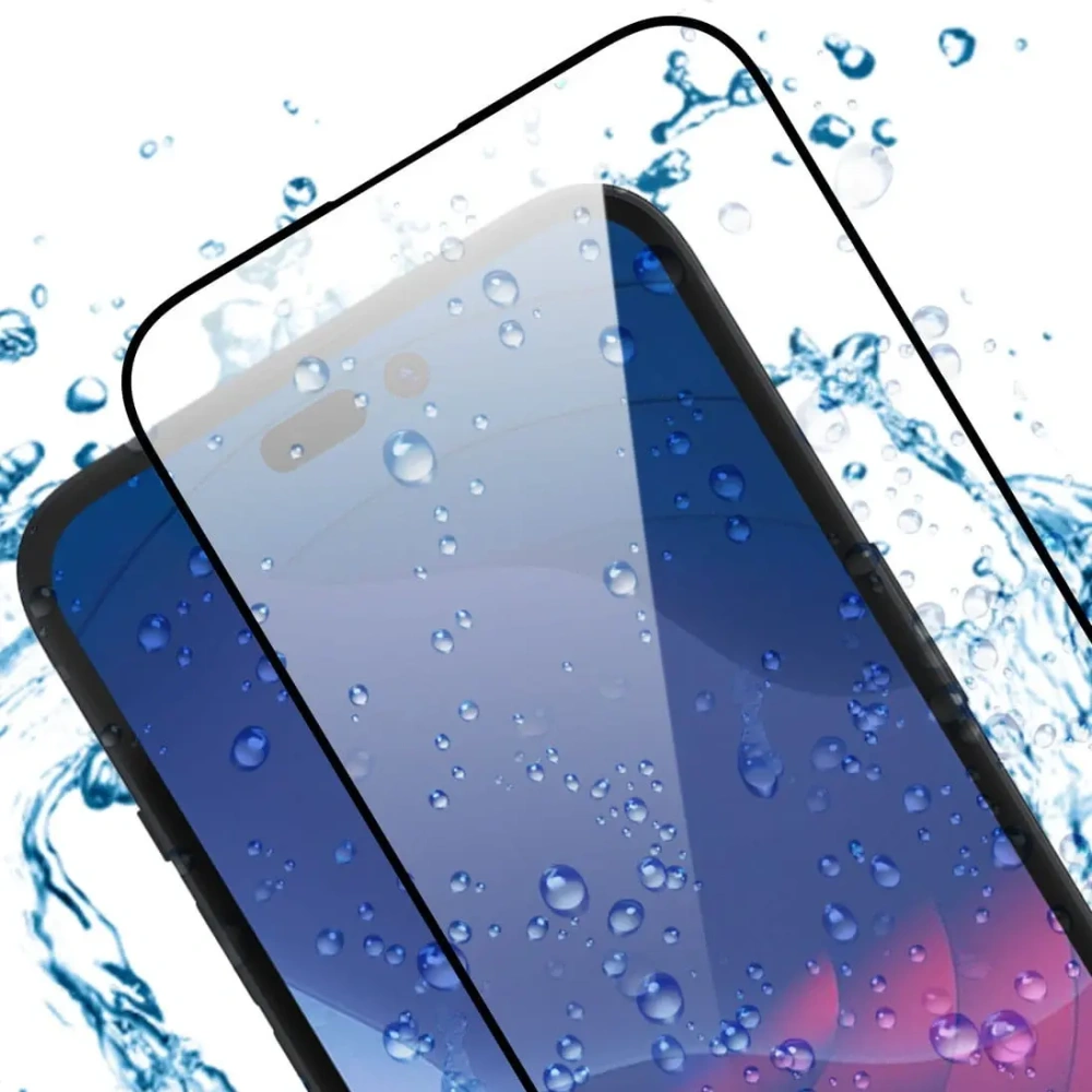 Szkło hartowane Bizon Glass Edge 2 do Apple iPhone 14 Pro Max czarne