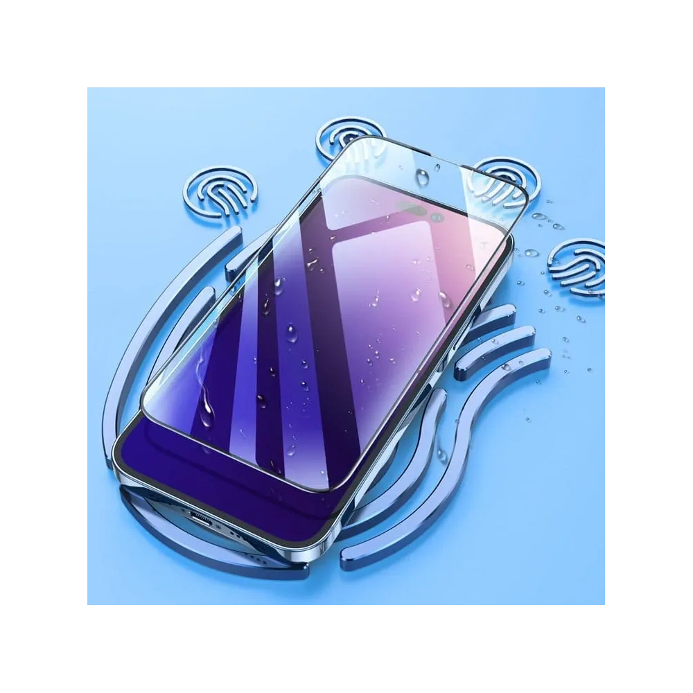 Szkło hartowane Bizon Glass Edge 2 do Apple iPhone 14 Pro Max czarne