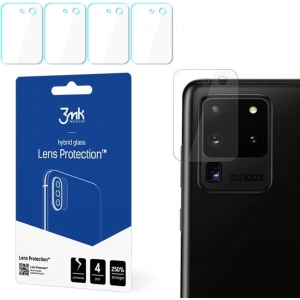 Kup Hibrid de sticlă pentru obiectivul aparatului 3MK Protecție pentru obiectiv Samsung Galaxy S20 Ultra [4 PACK] - 3MK159 - {ean13} - Sklep Home Screen