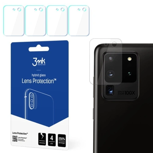 Kup Hibrid üveg a fényképezőgép objektívhez 3MK Lens Protection Samsung Galaxy S20 Ultra [4 PACK] - 3MK159 - {ean13} - Sklep Home Screen