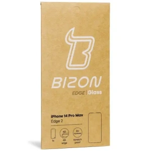 Kup Sklo tvrzené Bizon Glass Edge 2 pro Apple iPhone 14 Pro Max černé - BIZ255 - {ean13} - Sklep Home Screen