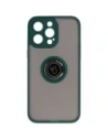Kup Etui z uchwytem na palec Bizon Case Hybrid Ring do Apple iPhone 14 Pro Max zakouřené s tmavě zeleným rámečkem - BIZ256 - {ean13} - Sklep Home Screen