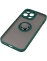 Kup Etui z uchwytem na palec Bizon Case Hybrid Ring do Apple iPhone 14 Pro Max zakouřené s tmavě zeleným rámečkem - BIZ256 - {ean13} - Sklep Home Screen