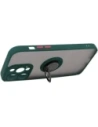 Kup Etui z uchwytem na palec Bizon Case Hybrid Ring do Apple iPhone 14 Pro Max zakouřené s tmavě zeleným rámečkem - BIZ256 - {ean13} - Sklep Home Screen