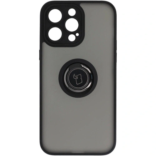 Buy Bizon Case Hybrid Ring Apple iPhone 14 Pro Max smoky with a black frame - BIZ259 - {ean13} - Home Screen Store Europe