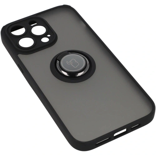 Buy Bizon Case Hybrid Ring Apple iPhone 14 Pro Max smoky with a black frame - BIZ259 - {ean13} - Home Screen Store Europe