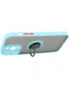 Buy Bizon Case Hybrid Ring Apple iPhone 14 Pro Max smoky with a light blue frame - BIZ261 - {ean13} - Home Screen Store Europe