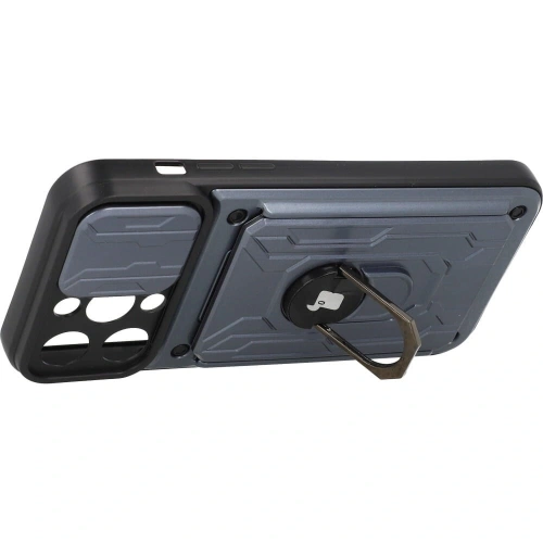 Buy Bizon Case Camshield Card Slot Ring Apple iPhone 14 Pro Max grey - BIZ262 - {ean13} - Home Screen Store Europe