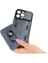Kup Bizon Case Camshield Kártyahely Gyűrű Apple iPhone 14 Pro Max szürke - BIZ262 - {ean13} - Sklep Home Screen