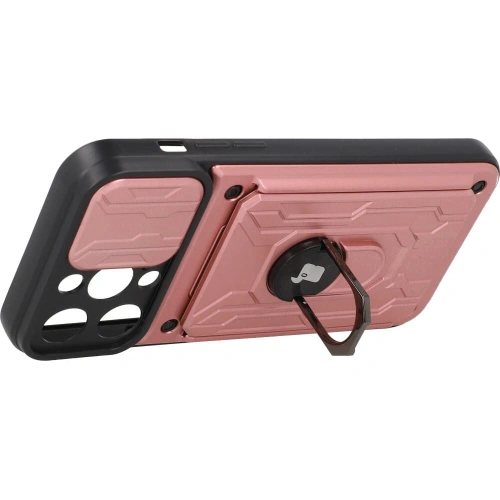 Kup Bizon Case Camshield Kártyahely Gyűrű Apple iPhone 14 Pro Max világos rózsaszín - BIZ263 - {ean13} - Sklep Home Screen