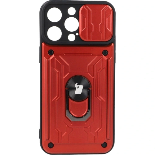Buy Bizon Case Camshield Card Slot Ring Apple iPhone 14 Pro Max red - BIZ264 - {ean13} - Home Screen Store Europe