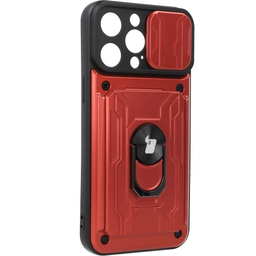 Buy Bizon Case Camshield Card Slot Ring Apple iPhone 14 Pro Max red - BIZ264 - {ean13} - Home Screen Store Europe