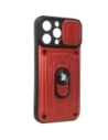 Kup Etui Bizon Case Camshield Card Slot Ring do Apple iPhone 14 Pro Max červené - BIZ264 - {ean13} - Sklep Home Screen