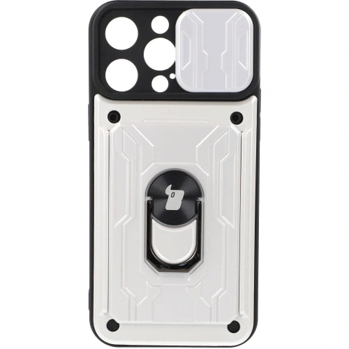Kup Etui Bizon Case Camshield Card Slot Ring do Apple iPhone 14 Pro Max białe - BIZ265 - {ean13} - Sklep Home Screen
