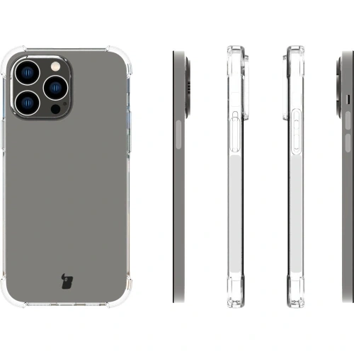 Kup Bizon Case Clear Pack carcasă + 2x sticlă pentru ecran + sticlă pentru obiectiv Apple iPhone 14 Pro Max transparentă - BIZ266 - {ean13} - Sklep Home Screen