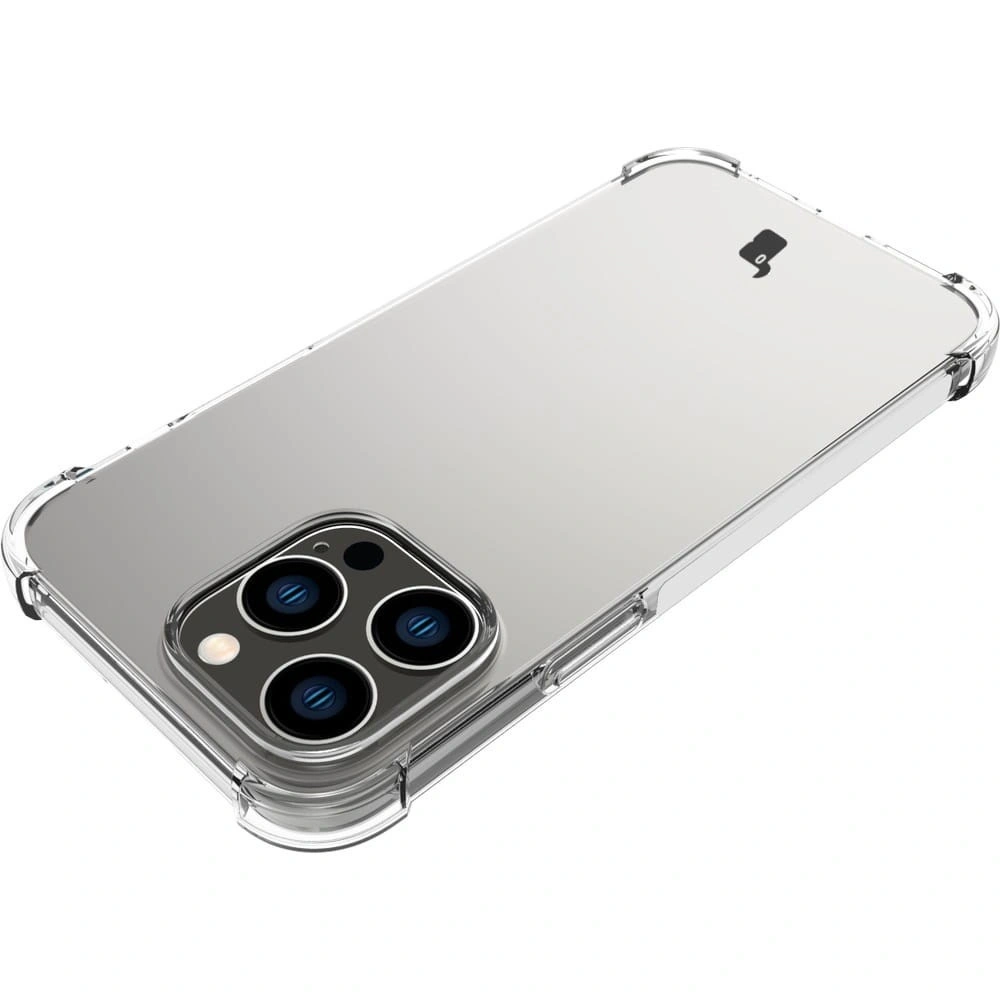 Etui + 2x szkło na ekran + obiektyw Bizon Case Clear Pack do Apple iPhone 14 Pro Max przezroczyste