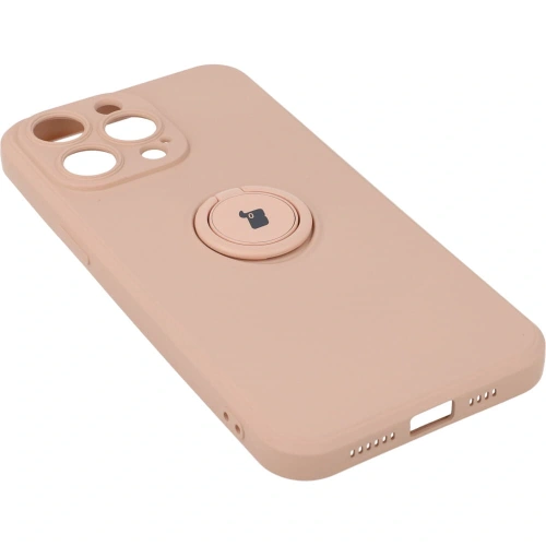 Kup Bizon Case Silicone Ring Sq Apple iPhone 14 Pro Max roz deschis - BIZ267 - {ean13} - Sklep Home Screen