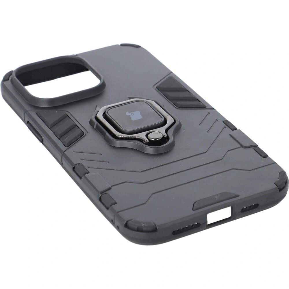 Etui Bizon Case Armor Ring do Apple iPhone 14 Pro Max czarne