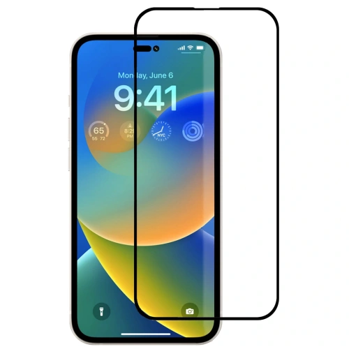 Kup Szkło hartowane Bizon Glass Edge do Apple iPhone 14 Pro Max czarne - BIZ271 - {ean13} - Sklep Home Screen
