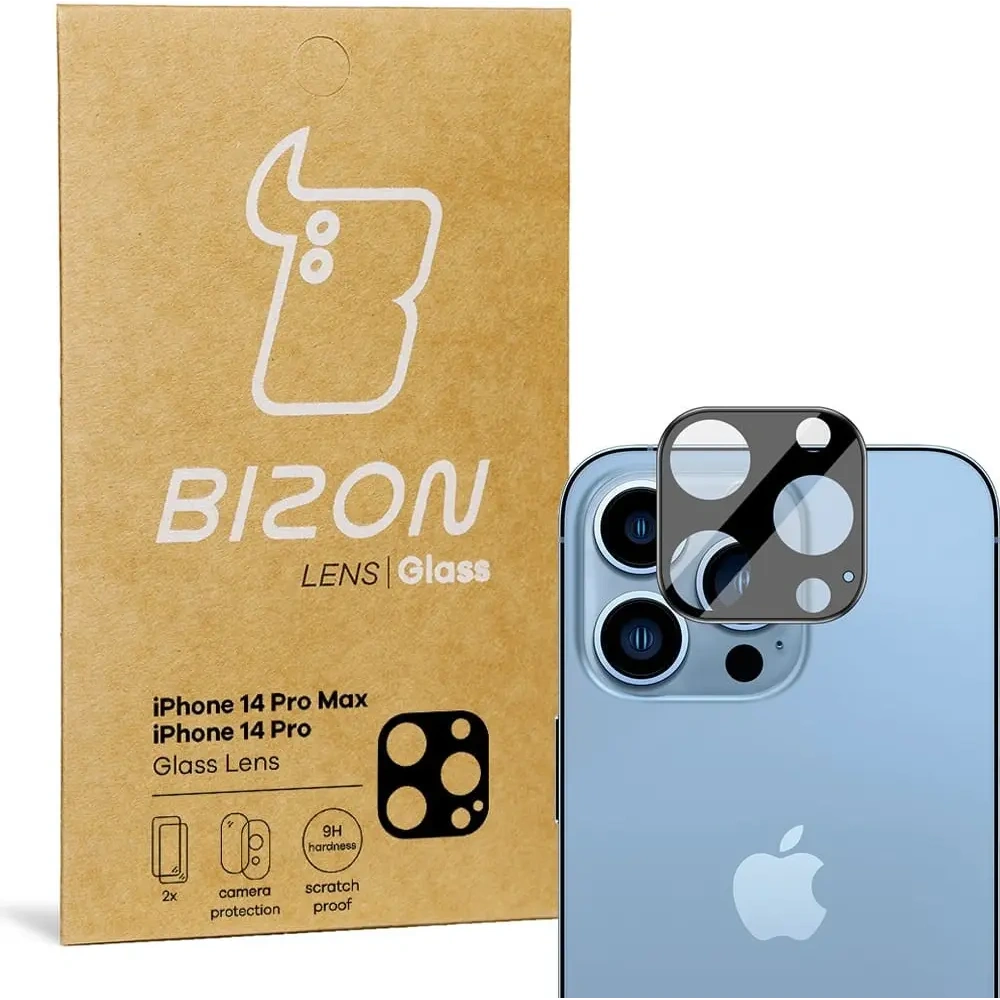Szkło na aparat Bizon Glass Lens do Apple iPhone 14 Pro / 14 Pro Max [2 PACK]